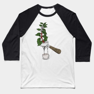 Coffee Plant Sieve Carriers Coffee Design Baseball T-Shirt